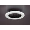 139038 5 cerne stropni led svitidlo s ventilatorem dalfon2 485mm 48w cct s do