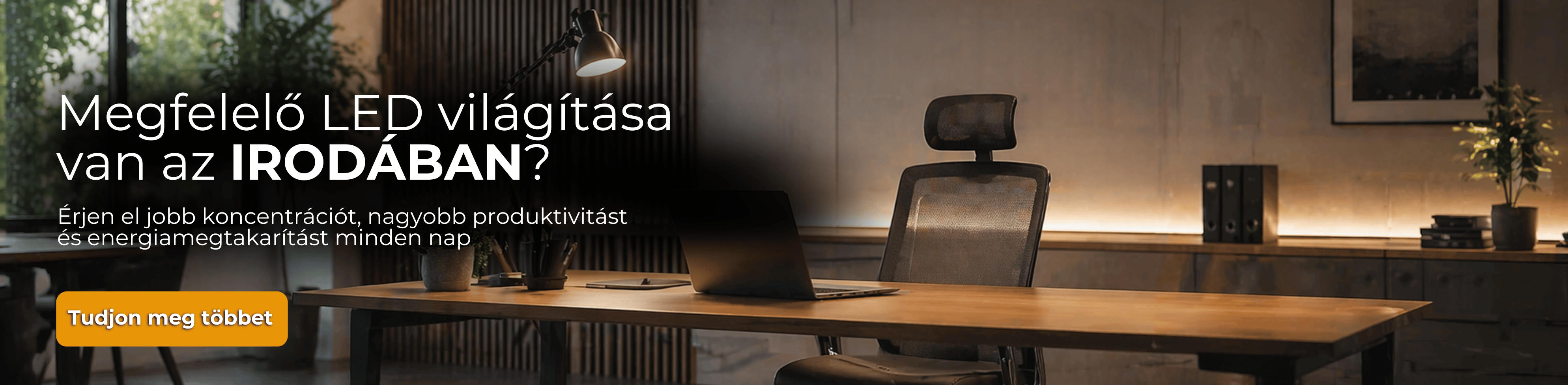 Az iroda és a dolgozószoba világítása