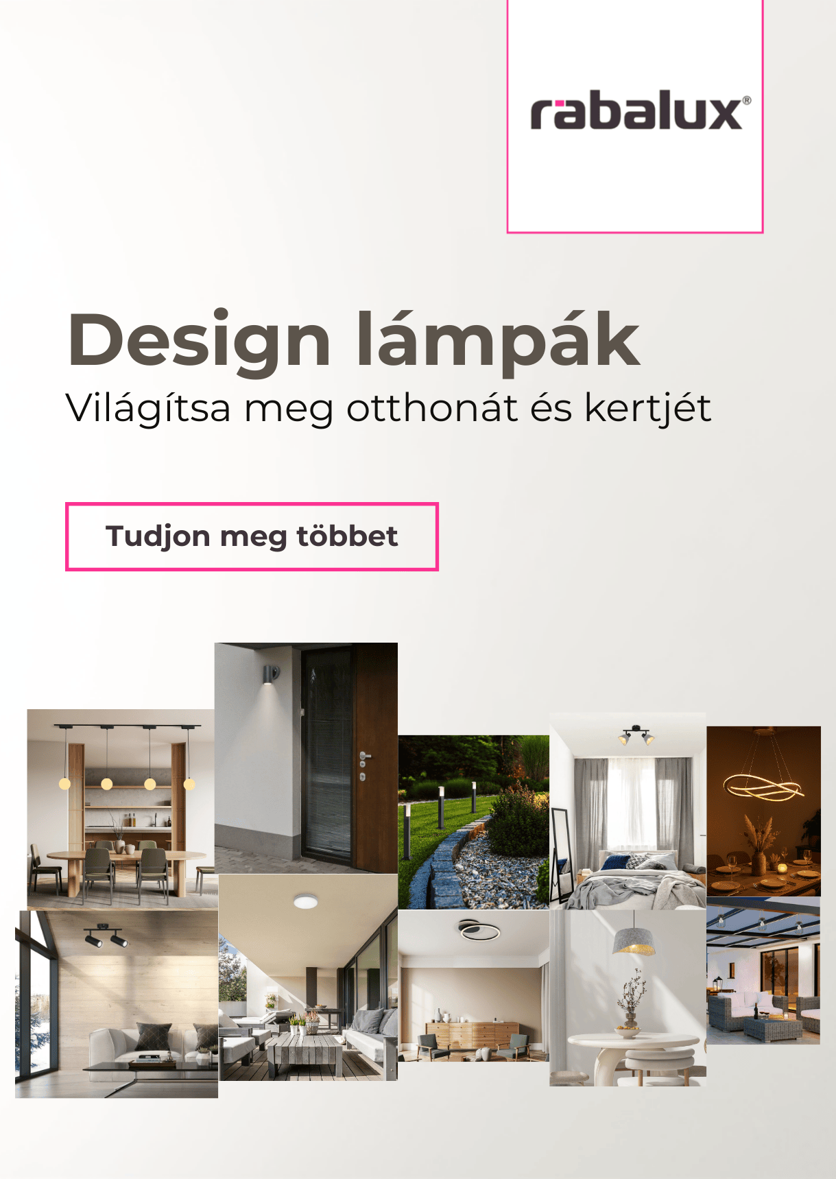 RABALUX dizájner lámpák