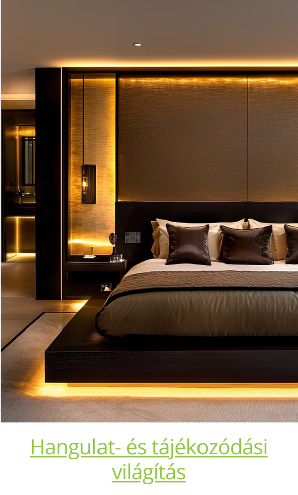 Hangulat- és tájékozódási világítás