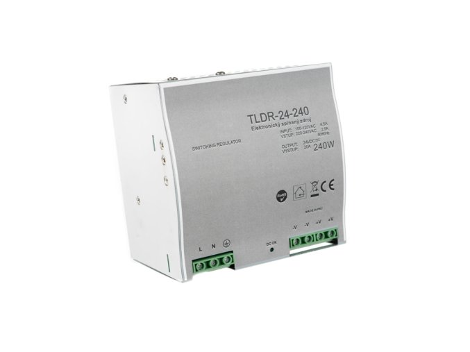 75026 3 ledes tápegység din lapon 24v 240w