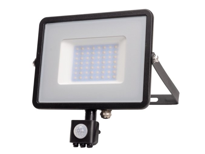 fekete led reflektor 30w izzóval