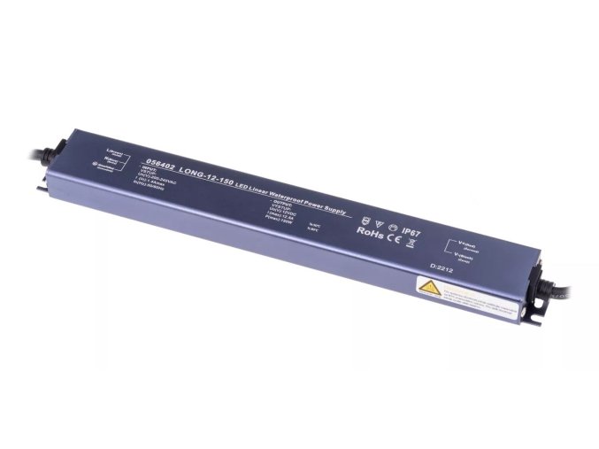 LED tápegység (trafó), LONG, 12V, 150W, IP67