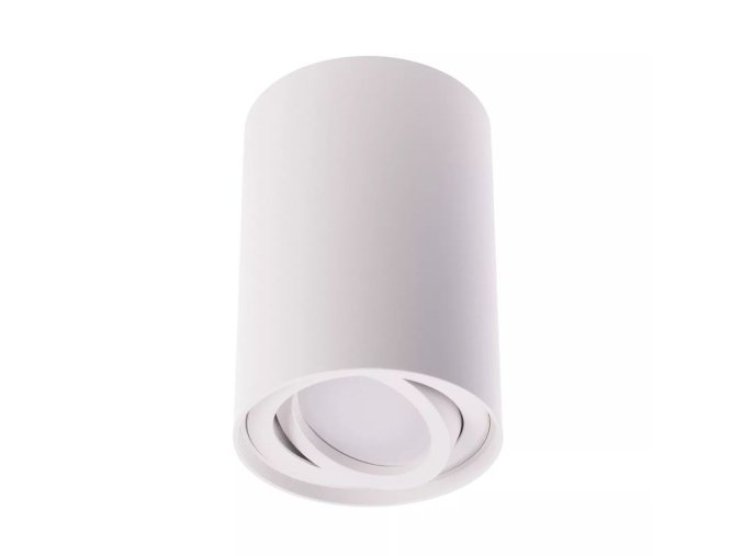 Fehér kerek rögzíthető lámpatest GU10-es LED égőkhöz, felnyitható