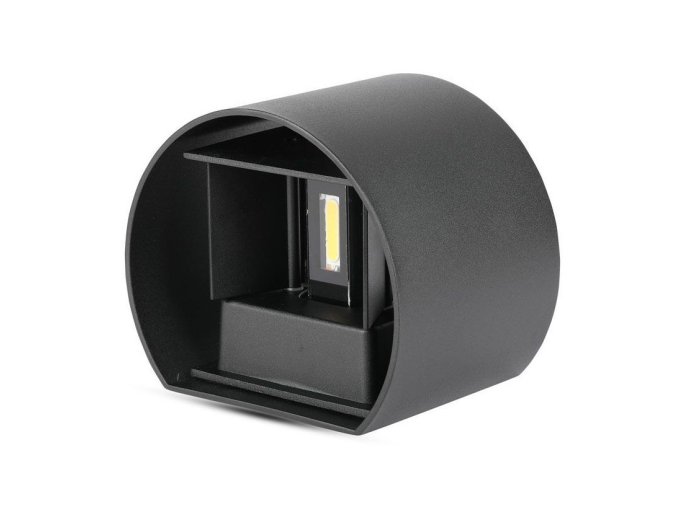 129003 cerne fasadni led svitidlo kulate 5w ip65