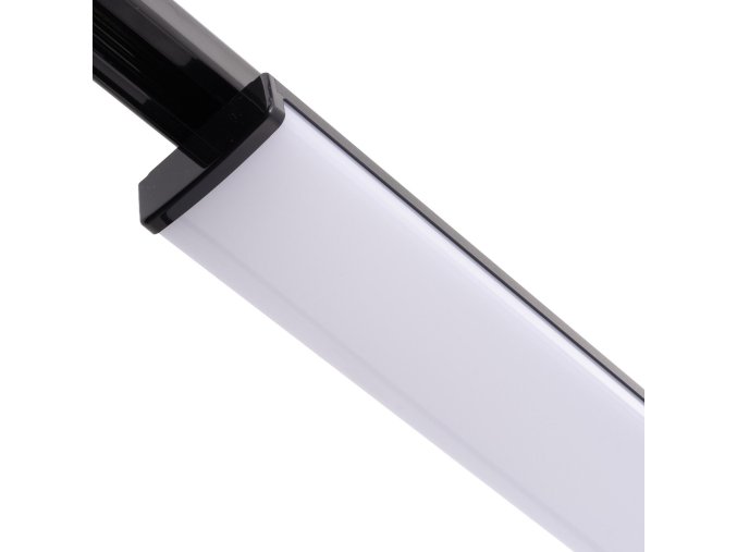 Fekete sínes LED-lámpa, 150cm, 61W, 120°, 3F