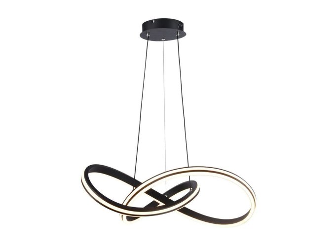 131416 cerne zavesne led svitidlo designove 60cm 40w cct