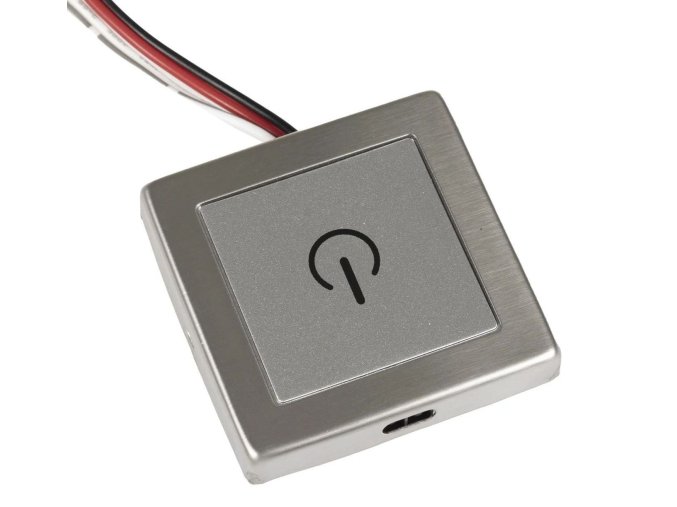 Szekrénykapcsoló 12/24V ezüst