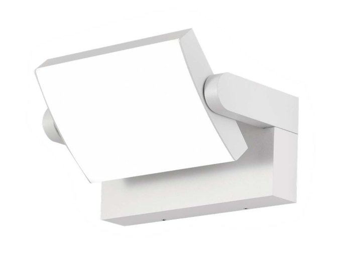 Fehér homlokzati LED lámpa dönthető 17W IP65