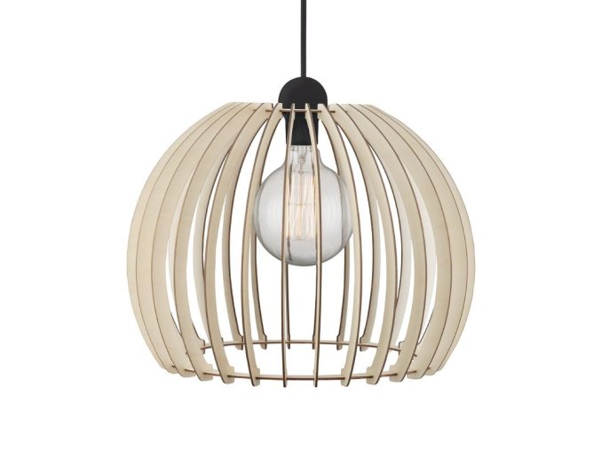131923 4 dreveny zavesny lustr chino pro zarovku e27 40cm