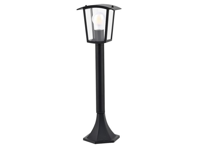 133770 cerna zahradni lampa taverna pro led zarovku e27 60cm