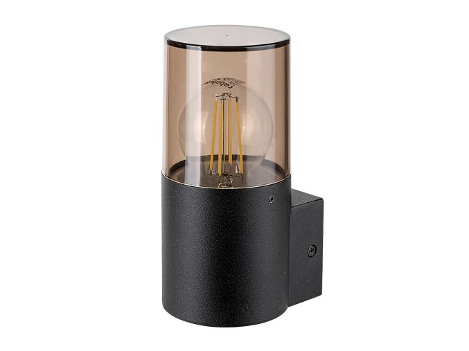 134001 cerne fasadni svitidlo teplice pro led zarovku e27