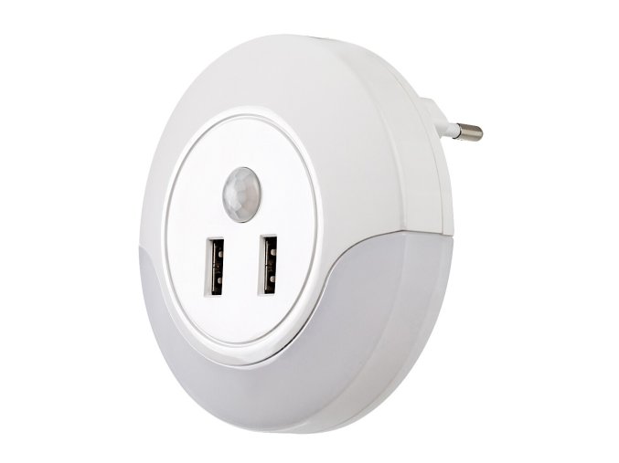 133899 kulate led nocni svetlo s pohybovym cidlem a usb vystupy dembo 13 9w