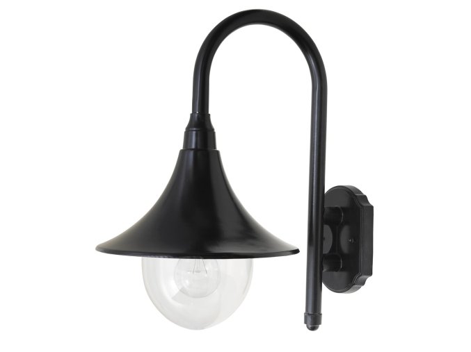 134040 cerne fasadni svitidlo konstanz pro led zarovku e27