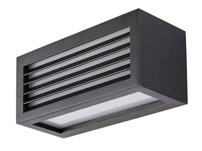 134274 cerne fasadni led svitidlo lublin ii 10w ip54