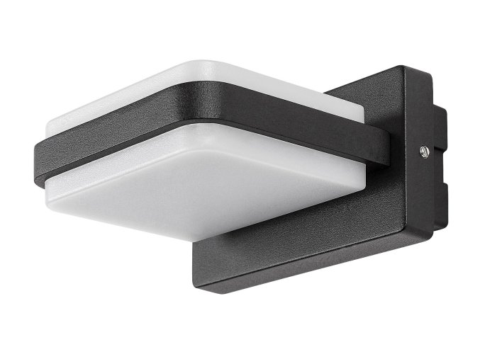 134283 cerne fasadni led svitidlo gendt 12w ip44