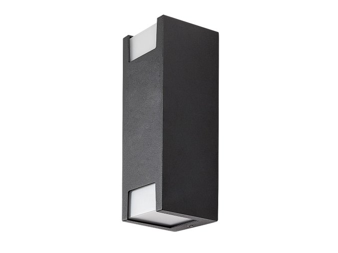 134313 cerne fasadni svitidlo cernon pro 2x led zarovku gu10
