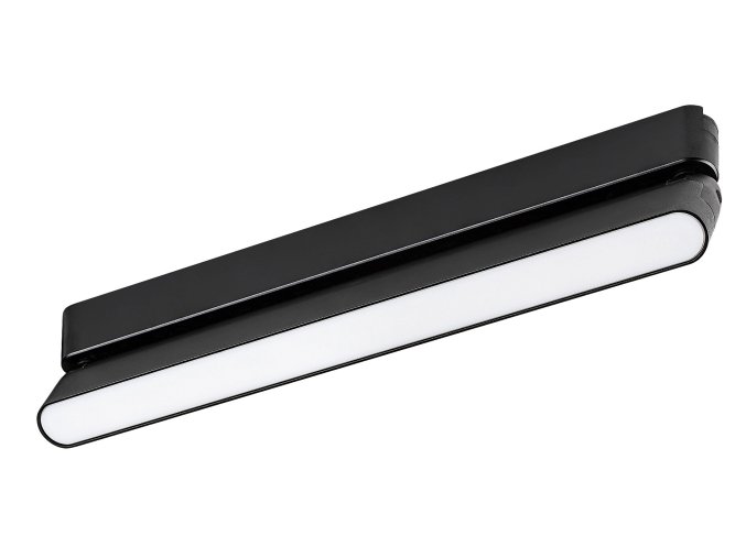 134790 smart tuya cerne listove led svitidlo 330mm litrack line 1f 13w cct polohovatelne