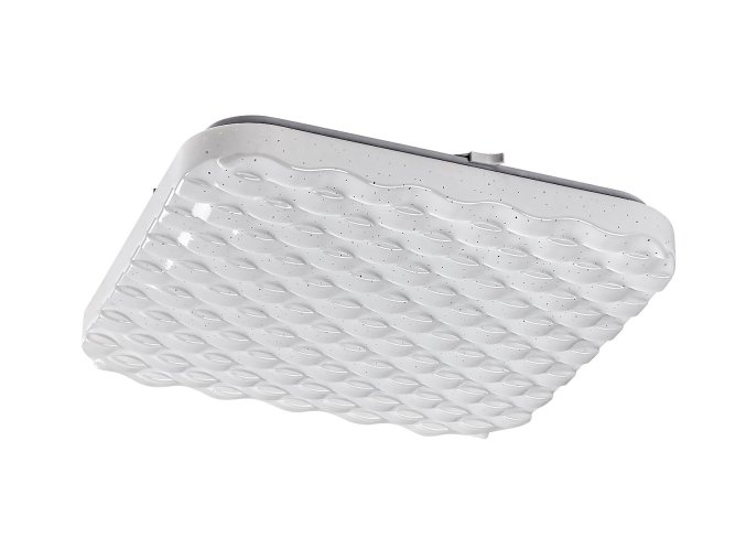 135219 bile stropni led svitidlo eldrick2 ctvercove 330x330mm 24w