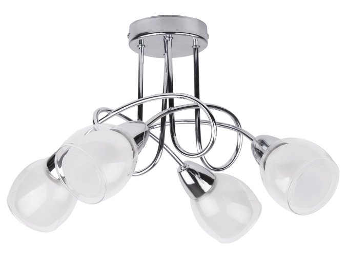 135207 chromove stropni svitidlo dave pro zarovku 4x e14