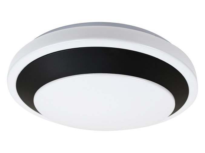 135018 bilo cerne stropni led svitidlo barbora kulate 380mm 24w