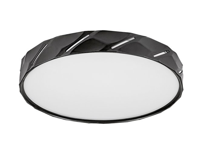 135660 8 cerne stropni led svitidlo nessira kulate 390mm 25w