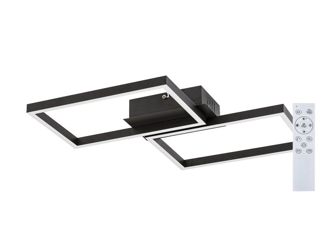 135981 cerne stropni led svitidlo ludano 410x460mm 40w rgb cct s do