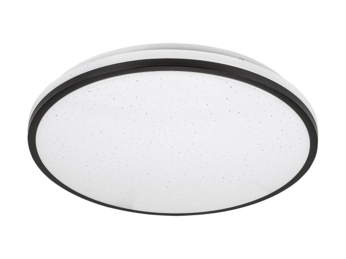 136278 cerne stropni led svitidlo slava 330mm 18w ip44