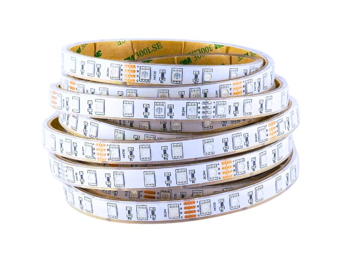 RGB LED-szalag 14,4W/m 24V IP67 védettséggel