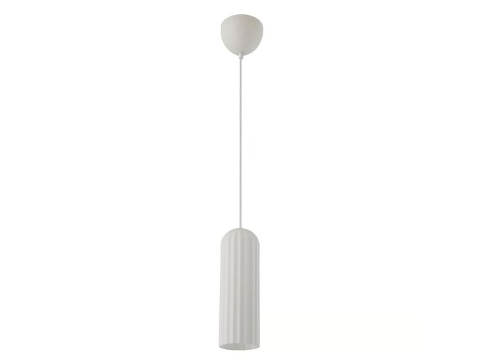 137598 bily zavesny lustr miella pro zarovku e27 10cm