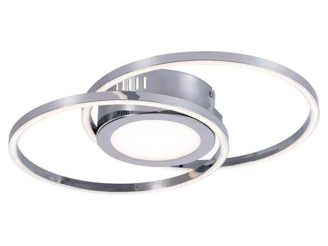 136872 chromove stropni led svitidlo sirius 430mm 30w