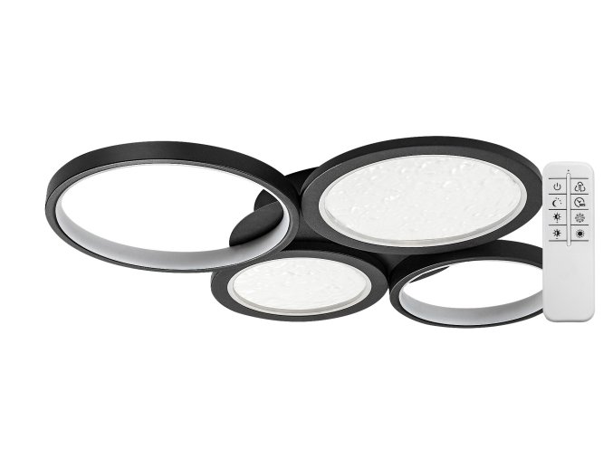 139032 cerne stropni led svitidlo aranis 590mm 40w cct s do