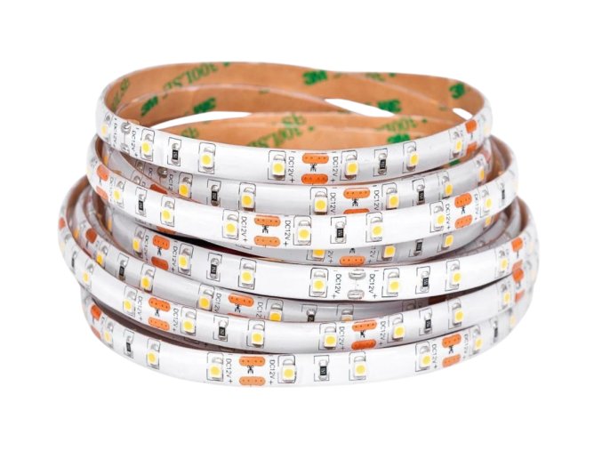 LED-szalag, 4.8W/m, 12V, védelemmel IP54