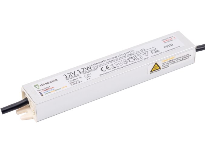 65961 led tápegység transzformátor 12v 12w ip67