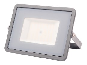 Szürke LED reflektor 50W Premium (nappali fehér)