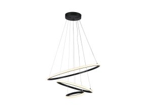128618 cerne zavesne led svitidlo kulate 60cm 32w
