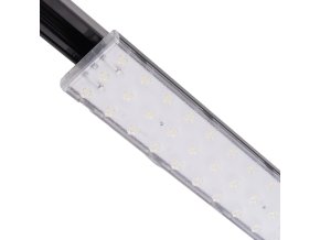 Fekete sínes LED-lámpa, 120cm, 54W, 90°, 3F