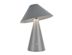 Szürke LED asztali töltőlámpa 240mm 3W