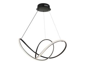 130782 cerne zavesne led svitidlo designove 70cm 49w stmivatelne