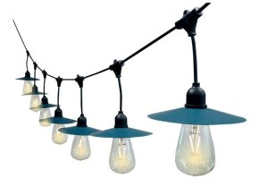Design napelemes LED világítólánc 15m 15x LED 3W IP44