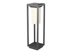 Szürke LED-es kerti napelemes lámpa mozgásérzékelővel 2W IP65 50cm