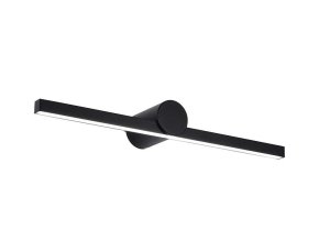 Fekete LED lámpa a tükör felett 10W IP65