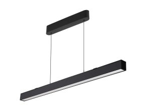 Fekete lineáris függő LED lámpa 40W CCT Premium