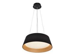 131494 cerne zavesne led svitidlo umbria s drevenym dekorem 24w