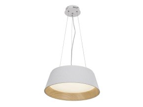 131497 bile zavesne led svitidlo umbria s drevenym dekorem 24w