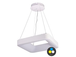 Fehér függő LED négyzetlámpa 600x600mm 60W CCT