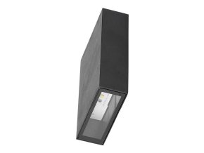 132607 cerne fasadni led svitidlo obdelnikove 4w ip65