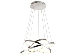pol pl LED függőlámpa 60W hármas gyűrű króm LUNE 33 64738 8289 4