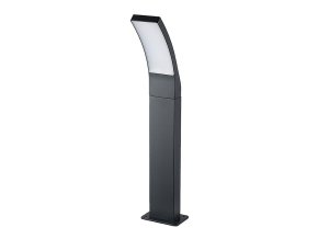 133818 6 antracitovy zahradni led sloupek palanga 12w ip44 80cm