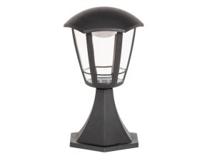 133821 cerna zahradni led lampa sorrento 8w ip44 30cm